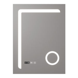 Miroir LED Chambave pour salle de bain argent pro.tec
