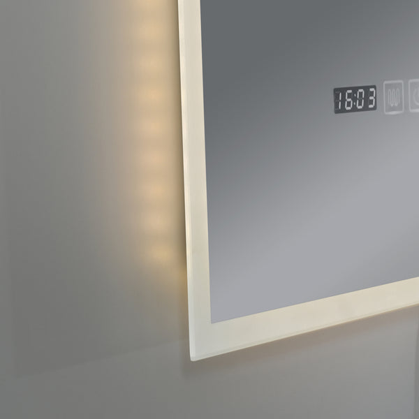 Miroir LED Lizzano pour salle de bain blanc pro.tec