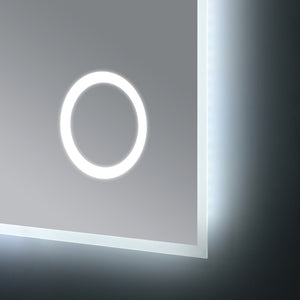 Miroir LED Lizzano pour salle de bain blanc pro.tec