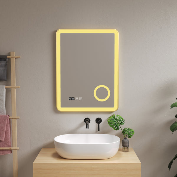 Miroir LED Pescara pour salle de bain pro.tec