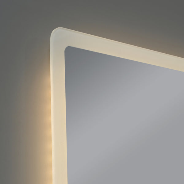 Miroir de salle de bain LED Racale blanc en différentes tailles [pro.tec]