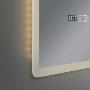 Miroir de salle de bain LED Racale blanc en différentes tailles [pro.tec]