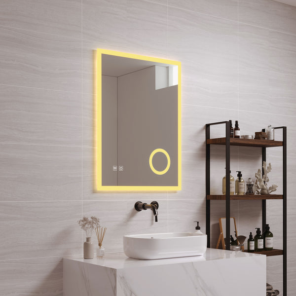 Miroir LED Scafa pour salle de bain pro.tec