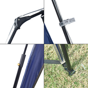 Pavillon pliable Barendrecht avec éclairage LED 2,5x2,5 mètres [pro.tec]