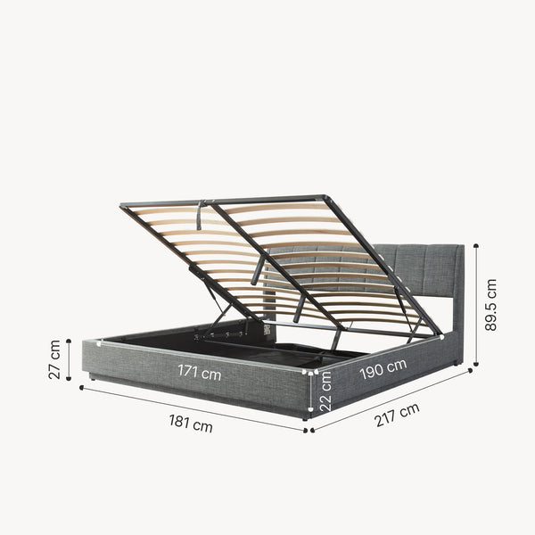 Lit rembourré LED Tröstiar [en.casa]