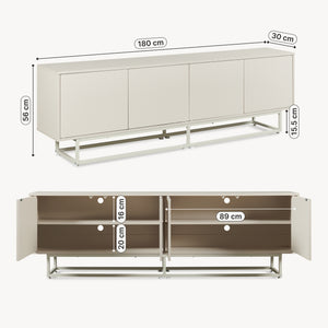 Commode Boxholm [en.casa]