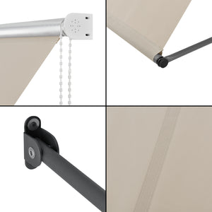 Pare-soleil Brise-soleil Malaga Rétractable Acier [pro.tec]