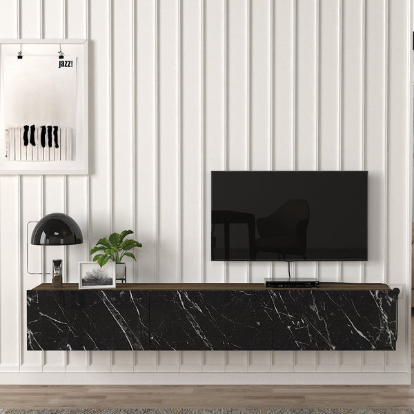 Meuble TV Vihti 180 x 31 x 29,5 cm [en.casa]