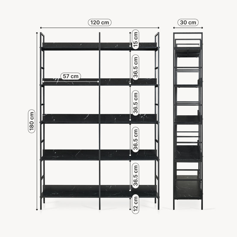 Croquis coté Bibliothèque Noskik [en.casa]