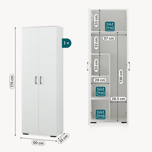 Armoire polyvalente Chalvefted [en.casa]