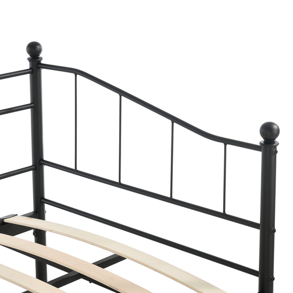 Lit en métal Skutskär 90x200cm en.casa