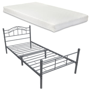 Lit en métal Florence avec matelas en différentes tailles et couleurs en.casa