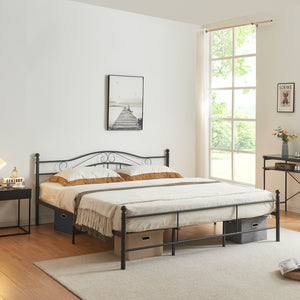 Lit en métal Florenz en différentes couleurs et tailles [en.casa] - premiumXL