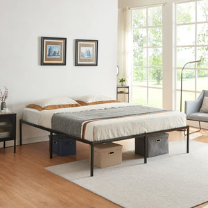 Lit en métal Vårdö [en.casa]