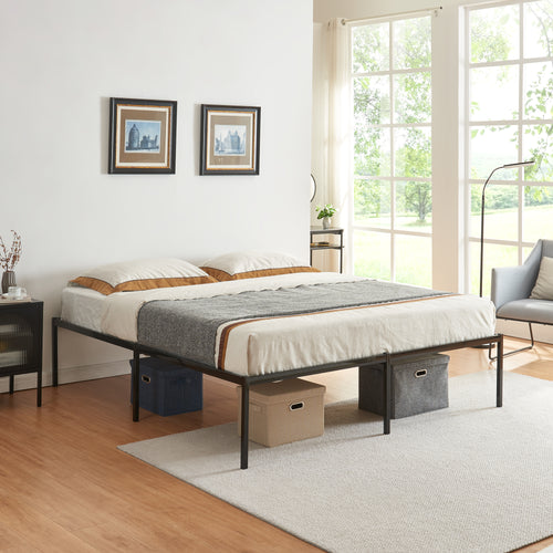 Lit en métal Vårdö [en.casa]