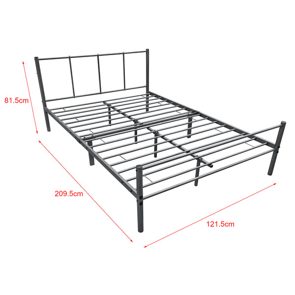 Cadre de Lit avec Matelas Laos Plusieurs tailles et couleures [en.casa] [neu.haus]