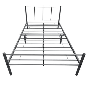 Cadre de Lit avec Matelas Laos Plusieurs tailles et couleures [en.casa] [neu.haus]