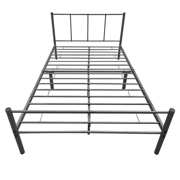 Cadre de Lit avec Matelas Laos Plusieurs tailles et couleures [en.casa] [neu.haus]