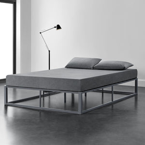 Lit en métal Kreta en différentes couleurs et tailles [en.casa]