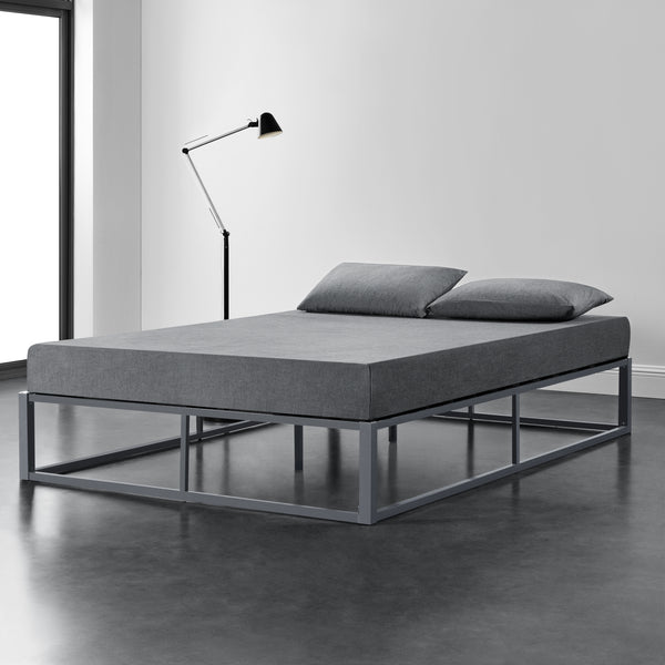 Lit en métal Kreta en différentes couleurs et tailles [en.casa]