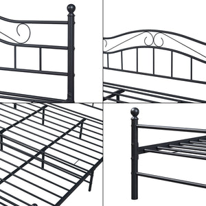 Lit en métal Florence en différentes couleurs et tailles [en.casa]