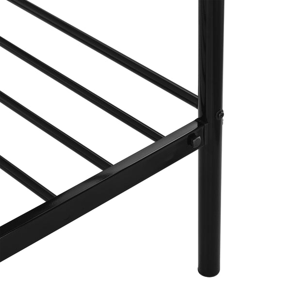 Divan en Acier Canapé Lit Simple en Métal 209 x 96,5 x 100 cm [en.casa]
