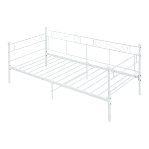 Lit en métal Granada 90x200 cm acier [en.casa]