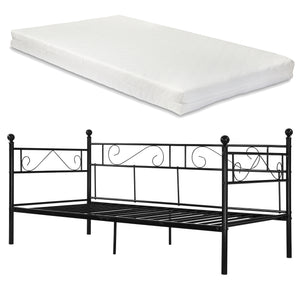 Divan Lit Simple Granda avec Matelas 90 x 200 Couleurs différentes [en.casa]