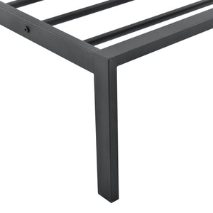 Lit en métal Imatra acier noir [en.casa]