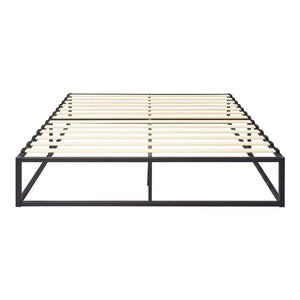 Cadre de Lit Kreta avec Matelas [en.casa]