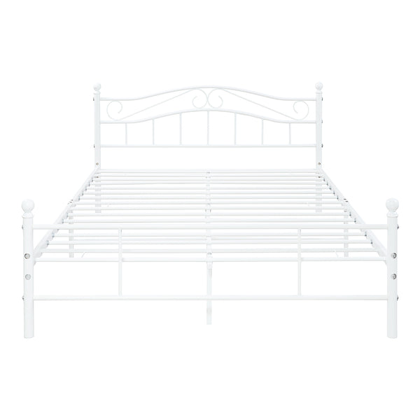 Cadre De Lit Double Florenz avec matelas Plusieurs tailles et couleurs [en.casa]