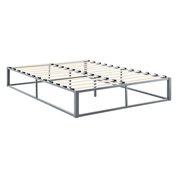 Lit en métal Kreta avec matelas en mousse froide en différentes couleurs et tailles [en.casa]