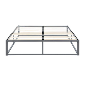 Lit en métal Kreta avec matelas en mousse froide en différentes couleurs et tailles [en.casa]