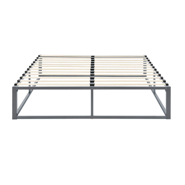 Lit en métal Kreta avec matelas en mousse froide en différentes couleurs et tailles [en.casa]