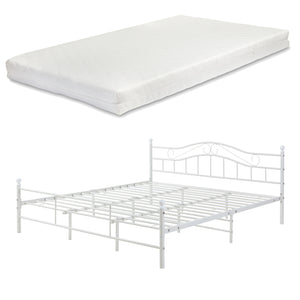 Lit en métal Florence avec matelas [en.casa]