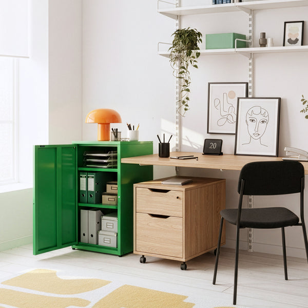 Armoire métallique Burlöv en acier [en.casa]