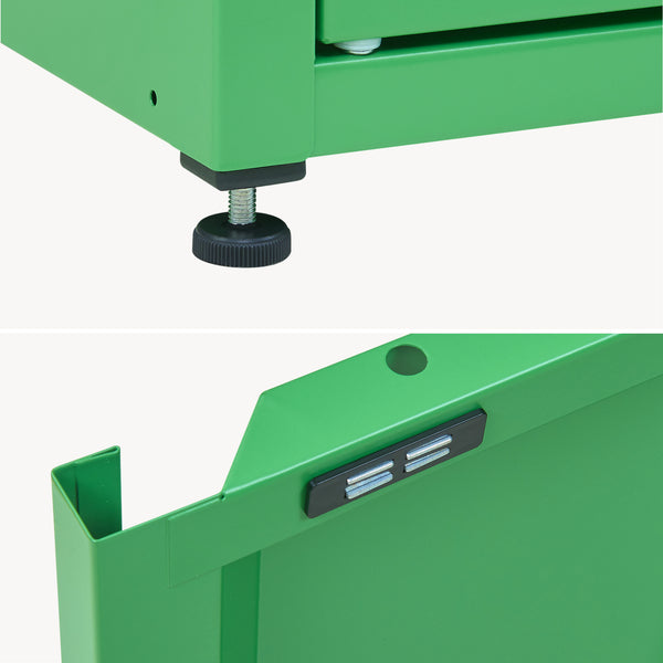 Armoire métallique Burlöv en acier [en.casa]