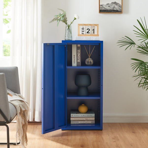 Armoire métallique Burlöv acier 88 x 40 x 35 cm [en.casa]