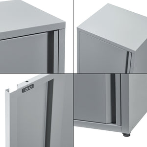 Armoire métallique Burlöv acier 88 x 40 x 35 cm [en.casa]