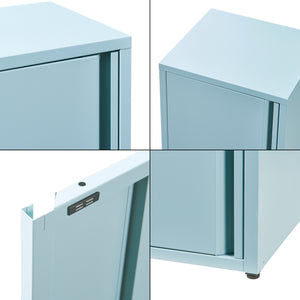 Armoire métallique Burlöv acier 88 x 40 x 35 cm [en.casa]