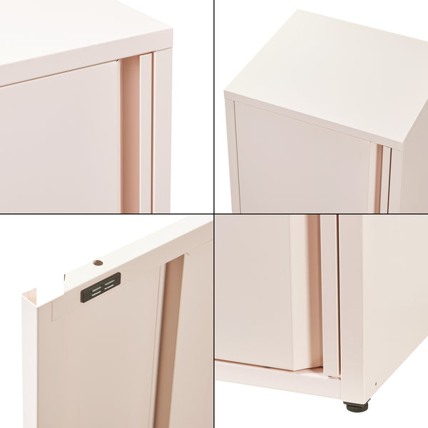Armoire métallique Burlöv acier 88 x 40 x 35 cm [en.casa]