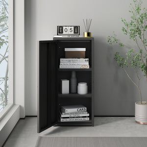 Armoire métallique Burlöv acier 88 x 40 x 35 cm [en.casa]