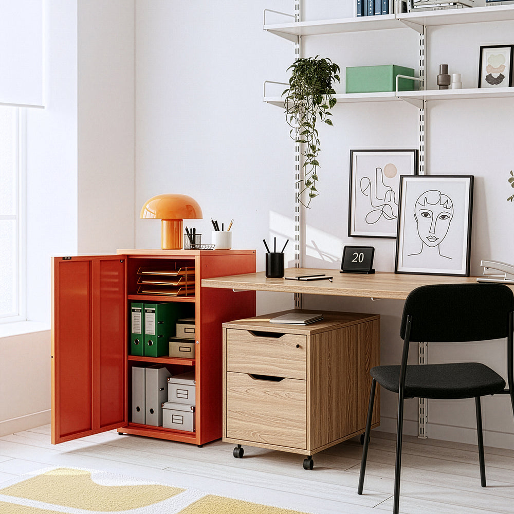 Armoire métallique Burlöv acier [en.casa] - premiumXL