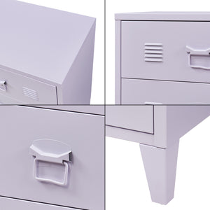 Commode métallique Hämeenlinna [en.casa]