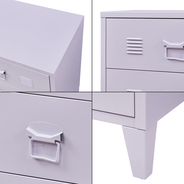 Commode métallique Hämeenlinna [en.casa]