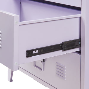 Commode métallique Hämeenlinna [en.casa]