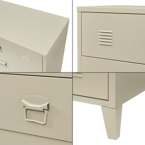 Commode métallique Hämeenlinna [en.casa]
