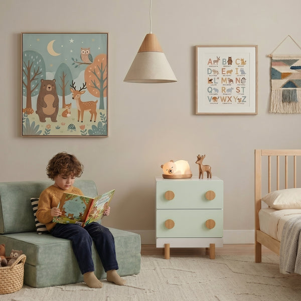 Table de chevet pour enfants Vaarentaa [en.casa]