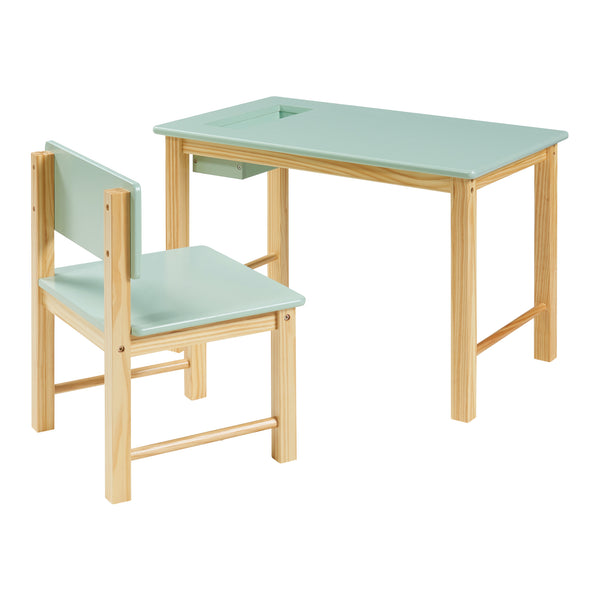 Bureau d'enfant avec chaise Skjåk [en.casa]