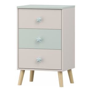 Commode pour enfants Sandnes avec 3 tiroirs [en.casa]